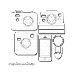 MFT Die-namics Cute Cameras 2 die set 